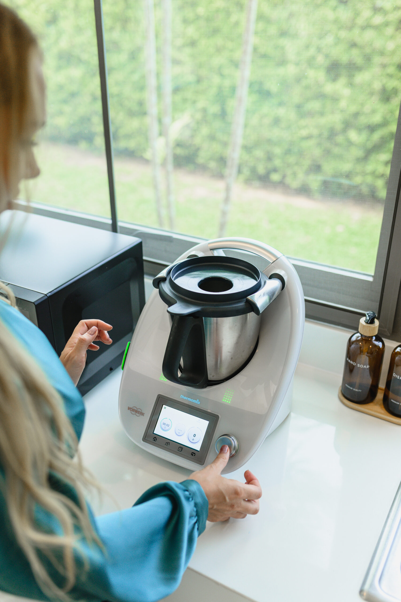A Thermomix in use in a Selected Residences managed villa kitchen